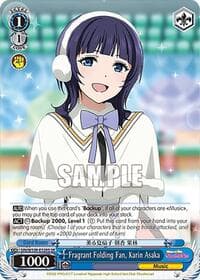 Fragrant Folding Fan, Karin Asaka (SR) - Love Live! School idol festival 2 MIRACLE LIVE! - Weiss Schwarz card