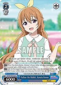 Follow the Rabbit, Kanata Konoe - Love Live! School idol festival 2 MIRACLE LIVE! - Weiss Schwarz card
