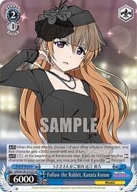 Follow the Rabbit, Kanata Konoe (SR) - Love Live! School idol festival 2 MIRACLE LIVE! - Weiss Schwarz card