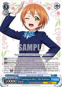 Counting on Mew~ Rin Hoshizora - Love Live! School idol festival 2 MIRACLE LIVE! - Weiss Schwarz card