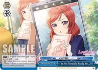I'm Not Mentally Ready Yet! (RRR) - Love Live! School idol festival 2 MIRACLE LIVE! - Weiss Schwarz card