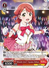 Miracle Live Ayumu Uehara (PR) - Love Live! School idol festival 2 MIRACLE LIVE! - Weiss Schwarz card
