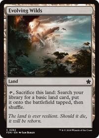 Evolving Wilds - Foundations - Magic: The Gathering card