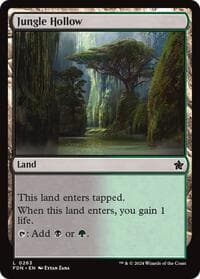 Jungle Hollow - Foundations - Magic: The Gathering card
