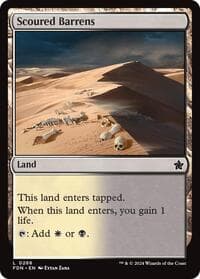 Scoured Barrens - Foundations - Magic: The Gathering card