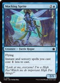 Mocking Sprite (0159) - Foundations - Magic: The Gathering card
