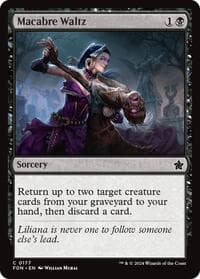 Macabre Waltz - Foundations - Magic: The Gathering card