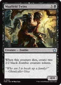Maalfeld Twins - Foundations - Magic: The Gathering card