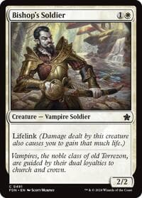 Bishop's Soldier - Foundations - Magic: The Gathering card