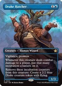 Drake Hatcher (Borderless) - Foundations - Magic: The Gathering card