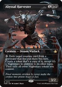 Abyssal Harvester (Borderless) - Foundations - Magic: The Gathering card