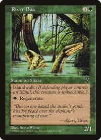 River Boa - Visions - Magic: The Gathering card