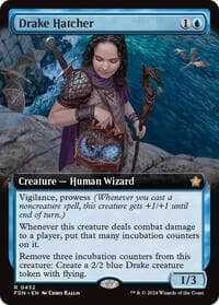 Drake Hatcher (Extended Art) - Foundations - Magic: The Gathering card