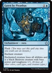 Eaten by Piranhas - Foundations - Magic: The Gathering card