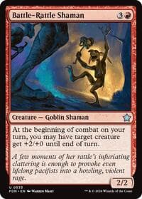 Battle-Rattle Shaman - Foundations - Magic: The Gathering card