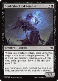 Soul-Shackled Zombie - Foundations - Magic: The Gathering card