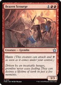 Brazen Scourge - Foundations - Magic: The Gathering card