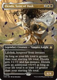 Elenda, Saint of Dusk (Borderless) - Foundations - Magic: The Gathering card