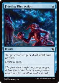 Fleeting Distraction - Foundations - Magic: The Gathering card
