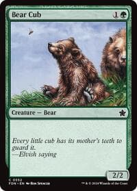Bear Cub - Foundations - Magic: The Gathering card