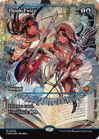 Think Twice (Showcase) (Fracture Foil) - Foundations - Magic: The Gathering card