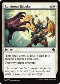 Luminous Rebuke - Foundations - Magic: The Gathering card