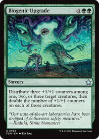 Biogenic Upgrade - Foundations - Magic: The Gathering card
