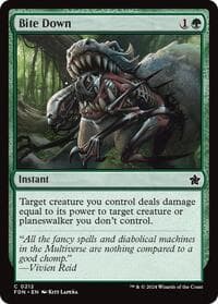Bite Down - Foundations - Magic: The Gathering card