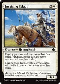 Inspiring Paladin - Foundations - Magic: The Gathering card