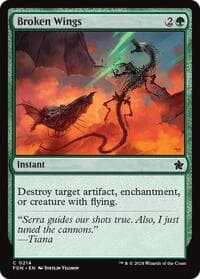Broken Wings - Foundations - Magic: The Gathering card