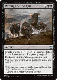 Revenge of the Rats - Foundations - Magic: The Gathering card