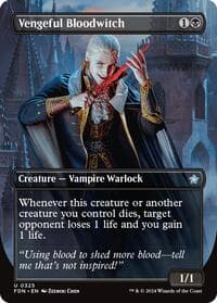 Vengeful Bloodwitch (Borderless) - Foundations - Magic: The Gathering card