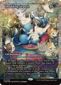 Doubling Season (Showcase) (Fracture Foil) - Foundations - Magic: The Gathering card