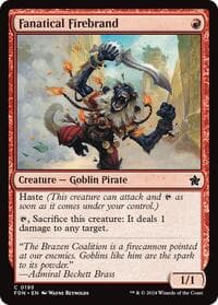 Fanatical Firebrand - Foundations - Magic: The Gathering card