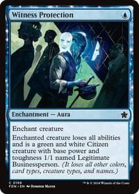 Witness Protection - Foundations - Magic: The Gathering card