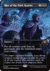 Rise of the Dark Realms (Borderless) (Mana Foil) - Foundations - Magic: The Gathering card