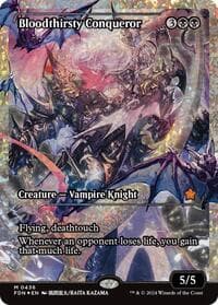 Bloodthirsty Conqueror (Showcase) (Fracture Foil) - Foundations - Magic: The Gathering card