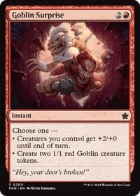 Goblin Surprise - Foundations - Magic: The Gathering card