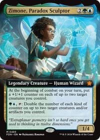 Zimone, Paradox Sculptor (Extended Art) - Foundations - Magic: The Gathering card