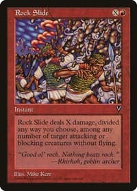Rock Slide - Visions - Magic: The Gathering card