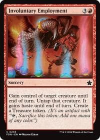 Involuntary Employment - Foundations - Magic: The Gathering card