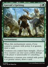 Garruk's Uprising - Foundations - Magic: The Gathering card