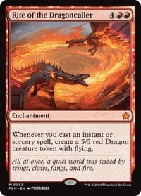 Rite of the Dragoncaller - Foundations - Magic: The Gathering card