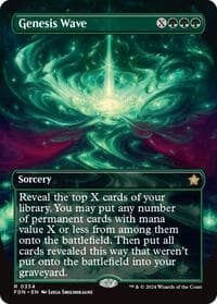 Genesis Wave (Borderless) - Foundations - Magic: The Gathering card