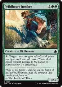 Wildheart Invoker - Foundations - Magic: The Gathering card