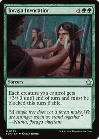 Joraga Invocation - Foundations - Magic: The Gathering card