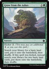 Grow from the Ashes - Foundations - Magic: The Gathering card