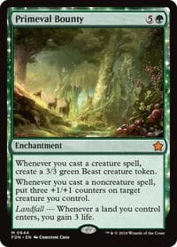Primeval Bounty - Foundations - Magic: The Gathering card
