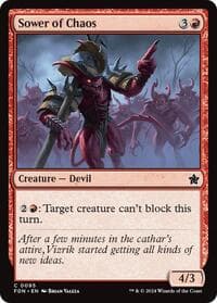 Sower of Chaos - Foundations - Magic: The Gathering card