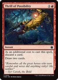 Thrill of Possibility - Foundations - Magic: The Gathering card